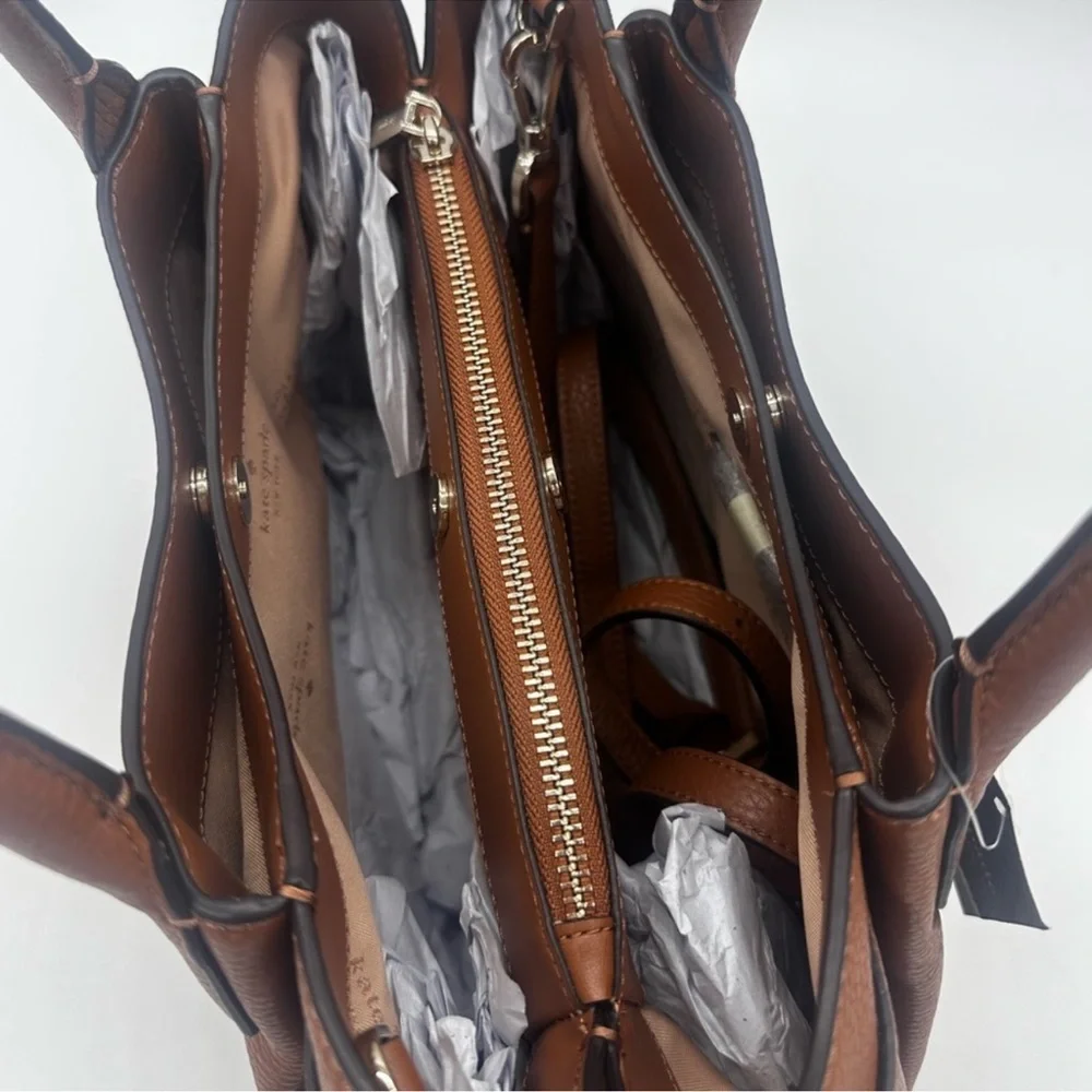 Kate Spade Large Dumpling Satchel Crossbody Bag & Leather Slim Bifold Wallet - Picture 9 of 14